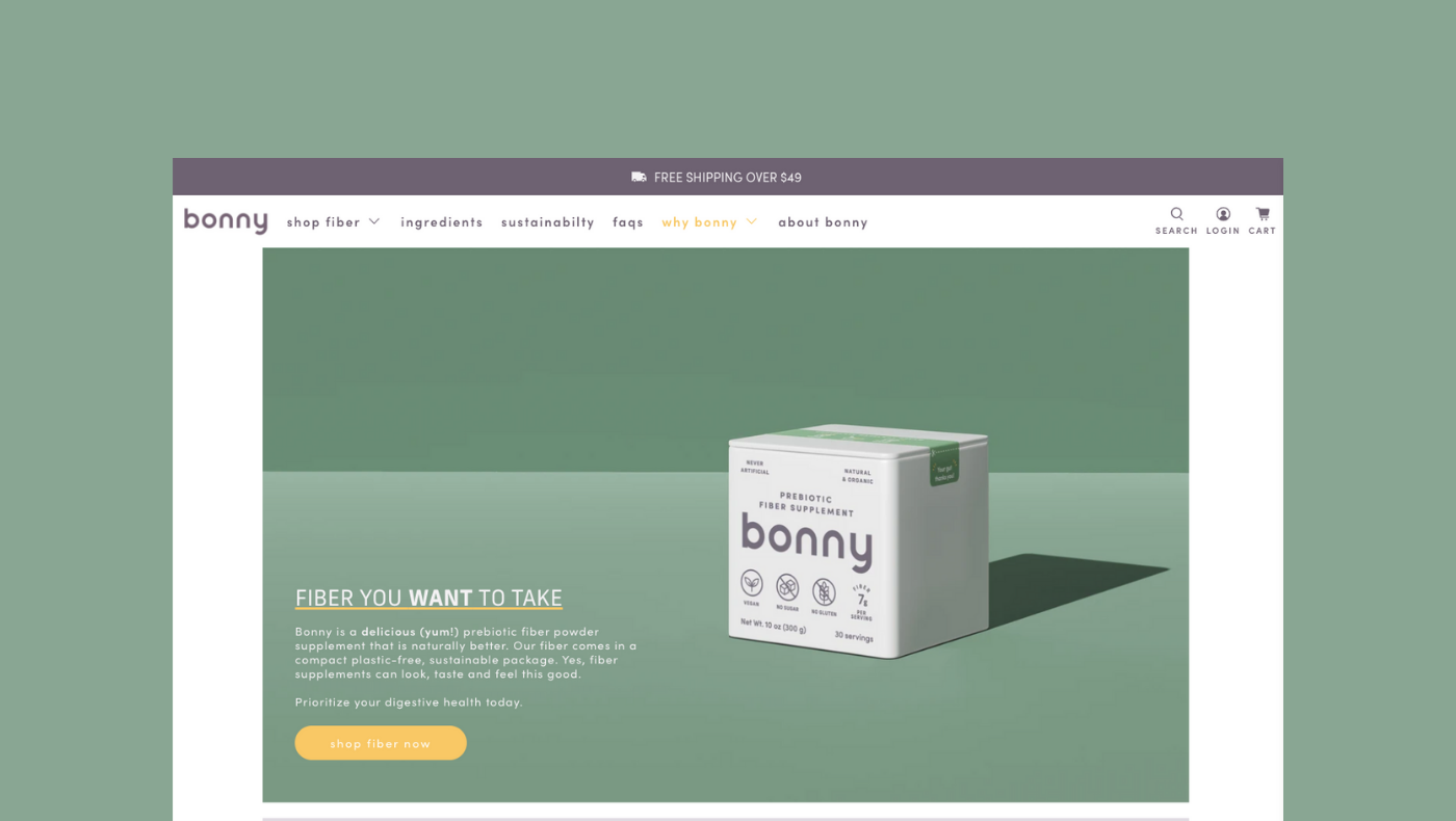 Bonny Fibre Supplements: From pandemic hobby to growing ecommerce brand