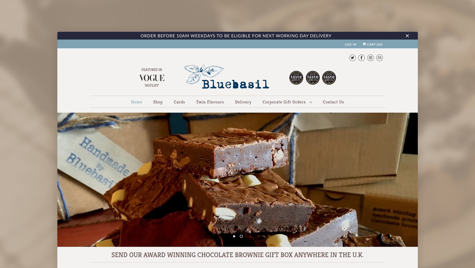 Bluebasil Brownies: Finding ecommerce success during a global pandemic