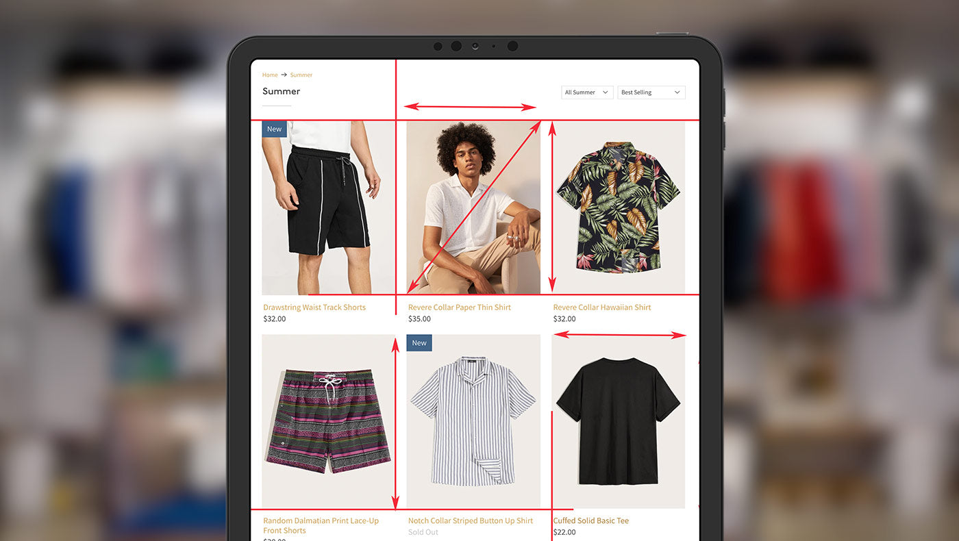 Tips for solving photo alignment and photo sizing challenges in Shopify themes