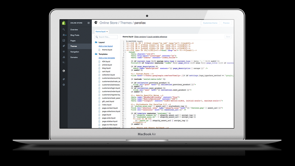 Customizing your Shopify ecommerce themes in non-destructive ways