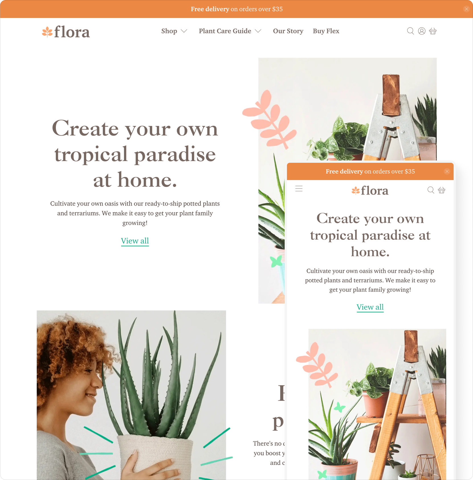 Flora Desktop Flex Theme / Flora