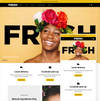 flex shopify theme fresh theme style home page shown desktop and mobile devices