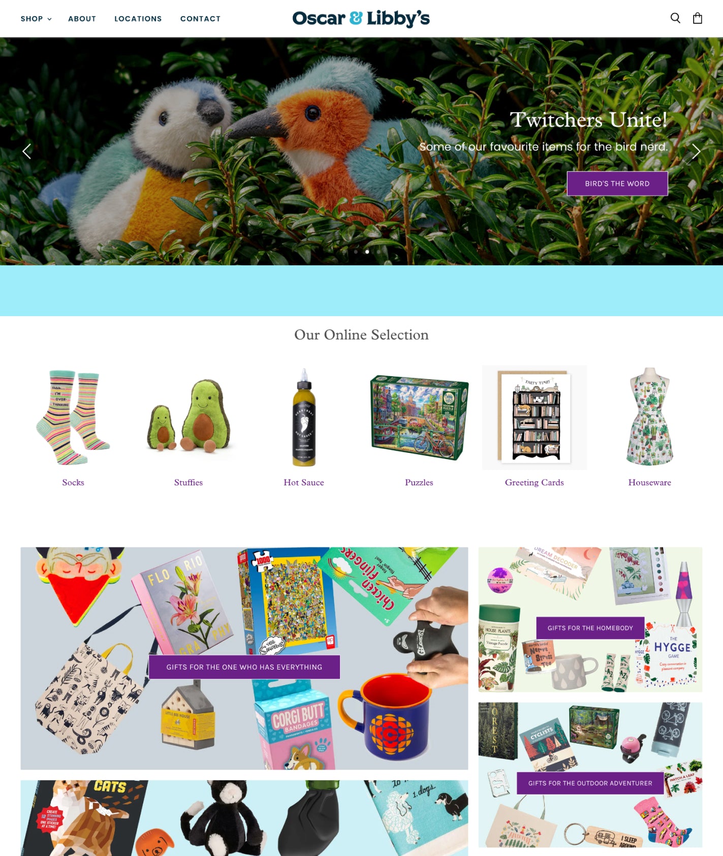 superstore shopify theme used by oscar and libbys toy store