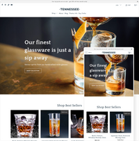 turbo shopify theme tennessee theme style home page shown desktop and mobile devices